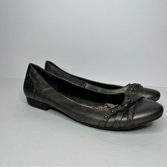 B.O.C by Born Grey metallic flats shoes 10 - Picture 9 of 9